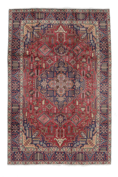  Persian Tabriz Rug 195X289 Dark Red/Black Carpetvista