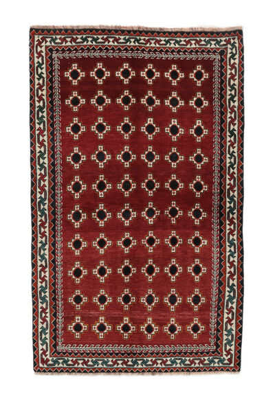  122X194 Ghashghai Teppe Mørk Rød/Svart Persia/Iran Carpetvista