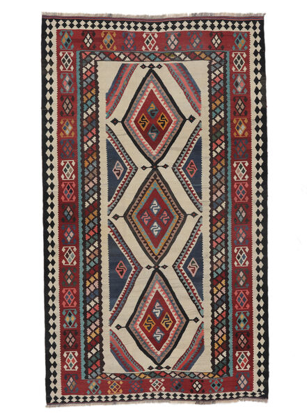 Persialainen Kelim Vintage Matot Matto 164X281 Musta/Tummanpunainen (Villa, Persia/Iran)