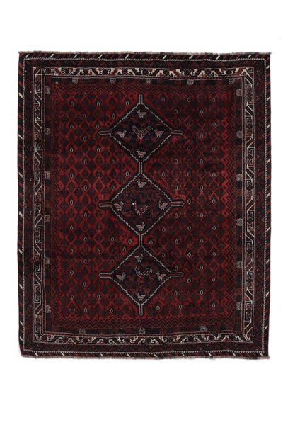 絨毯 シラーズ 264X318 ブラック 大きな (ウール, ペルシャ/イラン)