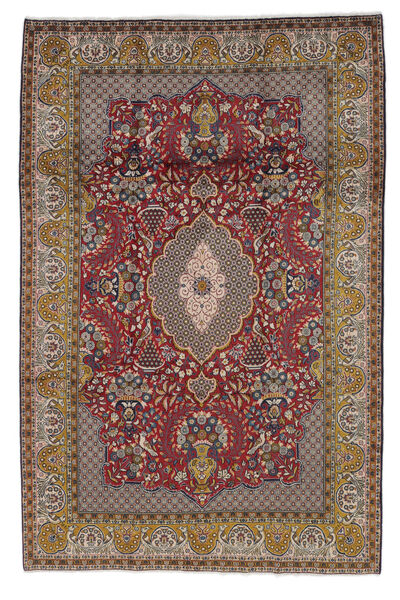 絨毯 オリエンタル ゴルパイガン 226X346 茶色/ブラック (ウール, ペルシャ/イラン)