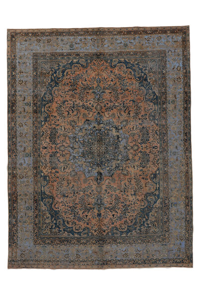 Colored Vintage - Persien/Iran Rug 293X383 Black/Brown Large Wool, Persia/Iran Carpetvista