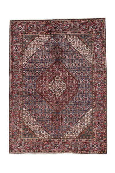 絨毯 ペルシャ タブリーズ 202X277 ダークレッド/ブラック (ウール, ペルシャ/イラン)
