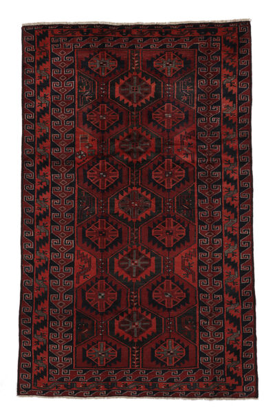 181X288 Tapete Oriental Lori Preto/Vermelho Escuro (Lã, Pérsia/Irão) Carpetvista