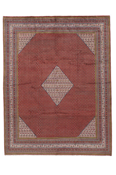  Persian Sarouk Mir Rug 303X388 Dark Red/Brown Carpetvista
