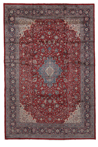 Alfombra Persa Mahal 340X506 Rojo Oscuro/Marrón Grande (Lana, Persia/Irán)