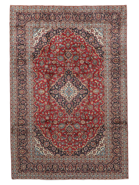 Tapete Persa Kashan 247X364 Vermelho Escuro/Castanho (Lã, Pérsia/Irão)
