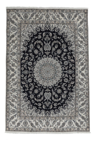  Oriental Nain Rug 245X360 Dark Grey/Black Wool, Persia/Iran Carpetvista