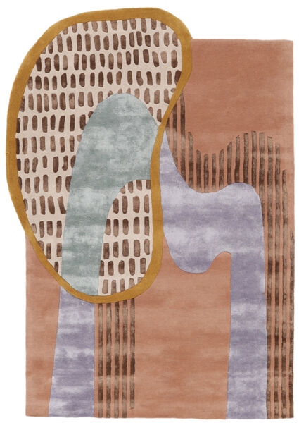 140X200 Klein Elephant Teppich - Terrakotta/Mehrfarbig