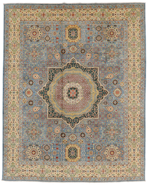 248X308 Mamluk Teppich Moderner Braun/Dunkelgelb (Wolle, Afghanistan) Carpetvista