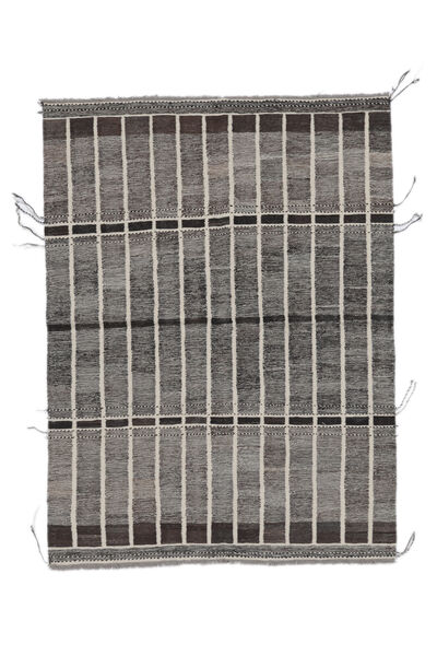 154X204 Tapis Kilim Ariana Trend Moderne Marron/Noir (Laine, Afghanistan) Carpetvista