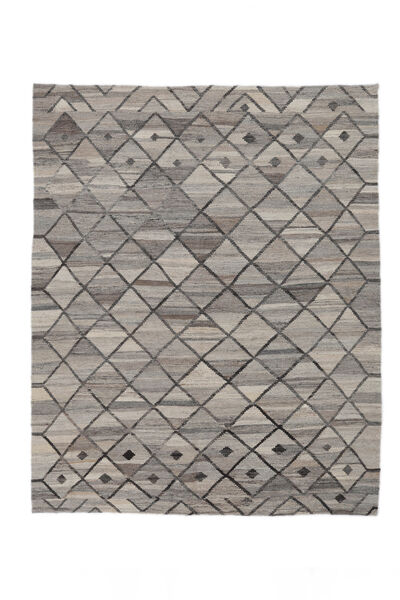 Kilim Ariana Rug 155X190 Brown/Dark Grey Wool, Afghanistan Carpetvista