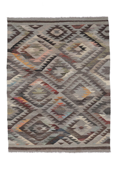 Kilim Ariana Trend Rug 143X193 Brown/Dark Grey Wool, Afghanistan Carpetvista