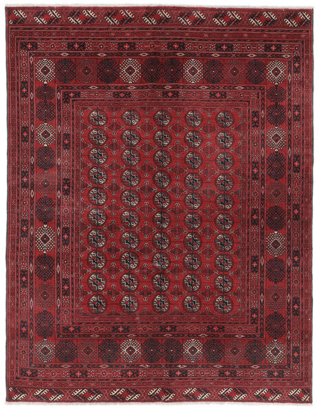 147X188 Kunduz Teppich Orientalischer Dunkelrot/Schwarz (Wolle, Afghanistan) Carpetvista