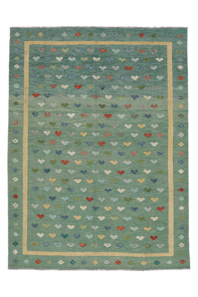 257X342 Kelim Nimbaft Teppich Moderner Großer (Wolle, Afghanistan) Carpetvista