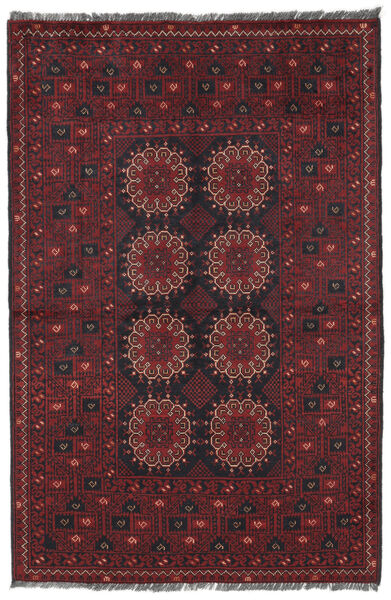  Kunduz Rug 101X148 Wool Black/Dark Red Small Carpetvista