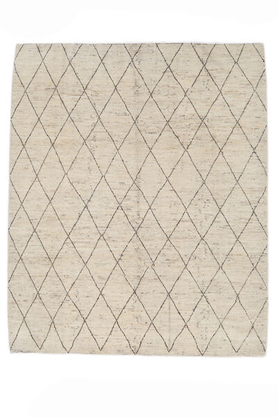 Tapete Contemporary Design 246X303 Bege/Laranja (Lã, Afeganistão)