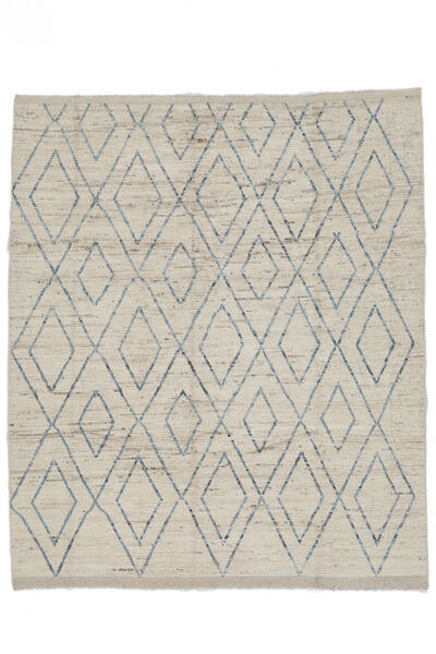 Tapete Contemporary Design 255X294 Cinzento/Bege Grande (Lã, Afeganistão)