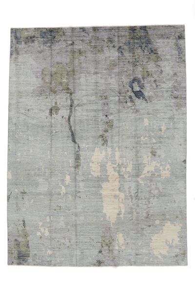 246X332 Contemporary Design Rug Modern Grey/Dark Grey (Wool, Afghanistan) Carpetvista