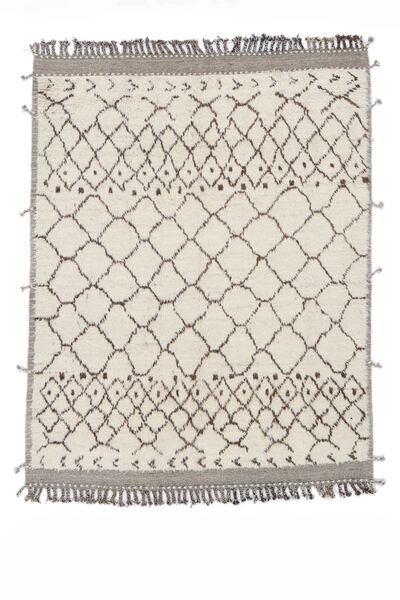 Tapete Berber Style 189X239 Laranja/Castanho (Lã, Afeganistão)