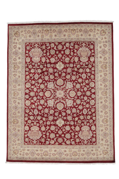 絨毯 タブリーズ Royal 243X318 茶色/ダークレッド (ウール, インド)