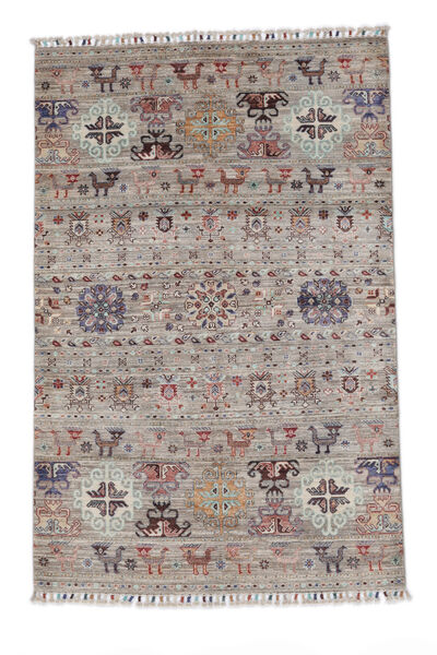 Shabargan Teppich 118X182 Braun/Dunkelrot Wolle, Afghanistan Carpetvista