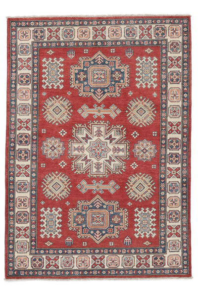  Kazak Fine Rug 122X172 Wool Dark Red/Brown Small Carpetvista
