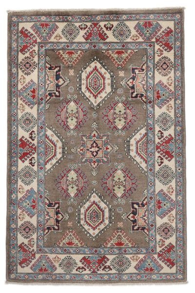Kazak Fine Teppich 118X178 Braun/Dunkelrot Wolle, Afghanistan Carpetvista