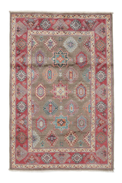  Oriental Kazak Fine Rug 121X182 Brown/Dark Red Wool, Afghanistan Carpetvista