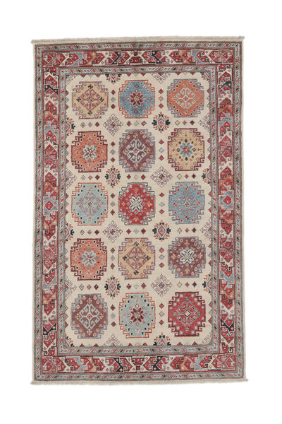 絨毯 カザック Fine 116X188 茶色/ダークレッド (ウール, アフガニスタン)