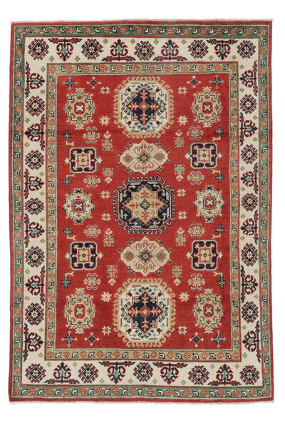  Oriental Kazak Fine Rug 125X180 Dark Red/Brown Wool, Afghanistan Carpetvista