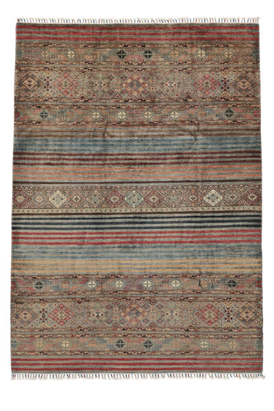 Shabargan Rug 209X295 Brown/Black Wool, Afghanistan Carpetvista