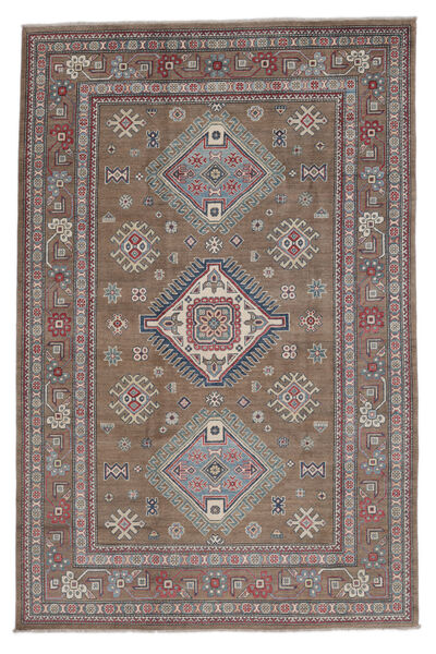 197X296 絨毯 オリエンタル カザック Fine 茶色/ダークレッド (ウール, アフガニスタン) Carpetvista