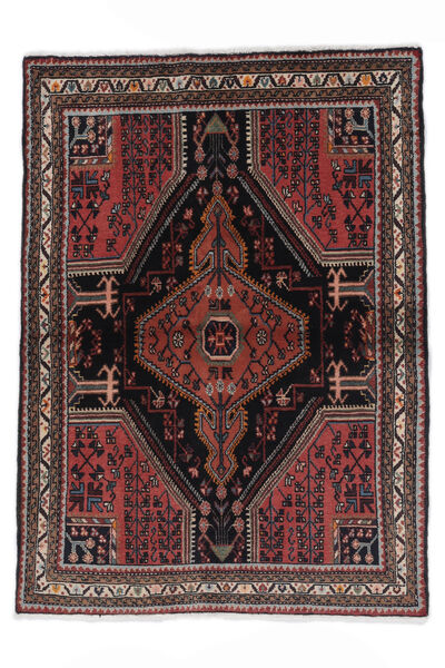  Persian Toiserkan Rug 105X144 Black/Dark Red (Wool, Persia/Iran)