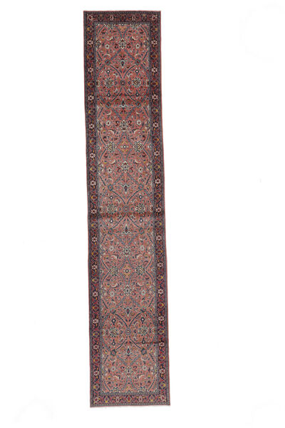 77X410 러그 오리엔탈 케샨 복도용 러너
 다크 레드/갈색 (울, 페르시아/이란) Carpetvista