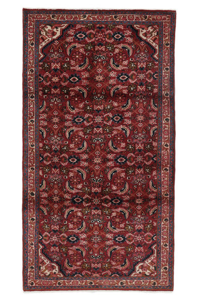 117X218 Nanadj Teppe Orientalsk Mørk Rød/Svart (Ull, Persia/Iran) Carpetvista