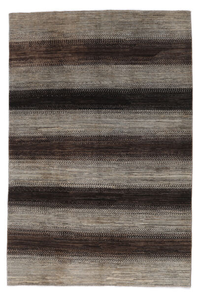 Modern Afghan Fine Rug 179X268 Brown/Black Wool, Afghanistan Carpetvista