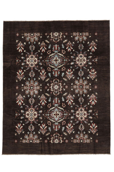  Orientalischer Kazak Fine Teppich 243X300 Schwarz/Braun Wolle, Afghanistan Carpetvista