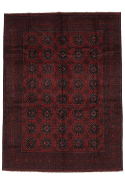 290X392 絨毯 オリエンタル アフガン Khal Mohammadi ブラック 大きな (ウール, アフガニスタン) Carpetvista