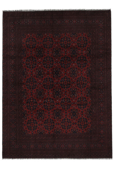 絨毯 オリエンタル アフガン Khal Mohammadi 250X339 ブラック 大きな (ウール, アフガニスタン)