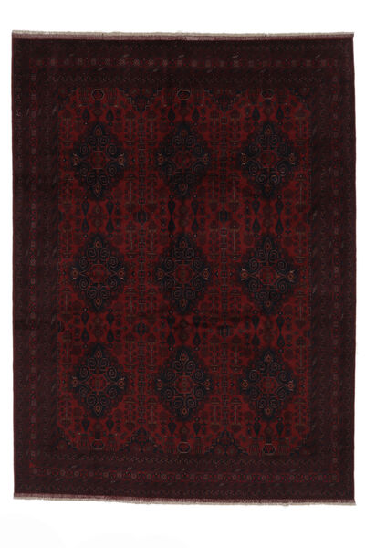 290X394 絨毯 オリエンタル アフガン Khal Mohammadi ブラック 大きな (ウール, アフガニスタン) Carpetvista