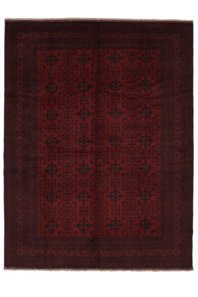 300X390 絨毯 オリエンタル アフガン Khal Mohammadi ブラック 大きな (ウール, アフガニスタン) Carpetvista