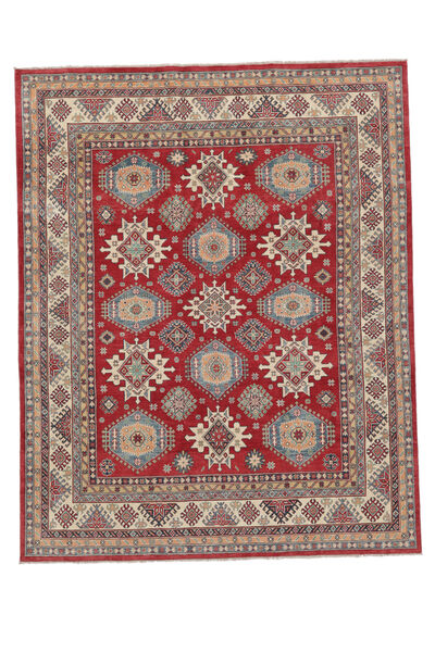 Kazak Fine Rug 242X300 Brown/Dark Red Wool, Afghanistan Carpetvista
