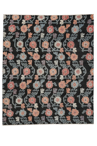 絨毯 オリエンタル カザック Fine 251X298 ブラック/ダークグレー 大きな (ウール, アフガニスタン)
