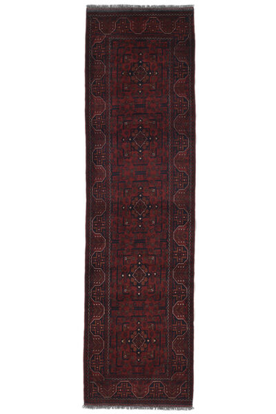 絨毯 オリエンタル アフガン Khal Mohammadi 80X287 廊下 カーペット ブラック (ウール, アフガニスタン)