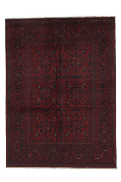 Tapis D'orient Afghan Khal Mohammadi 151X203 Noir (Laine, Afghanistan)