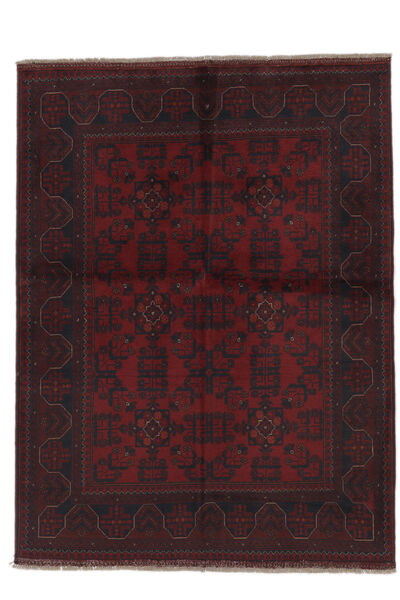 絨毯 オリエンタル アフガン Khal Mohammadi 151X199 ブラック (ウール, アフガニスタン)