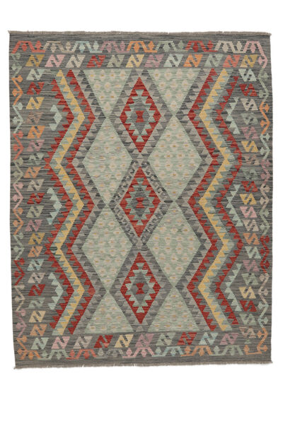  157X199 Kelim Afghan Old Stil Teppich Dunkelgelb/Braun Afghanistan Carpetvista