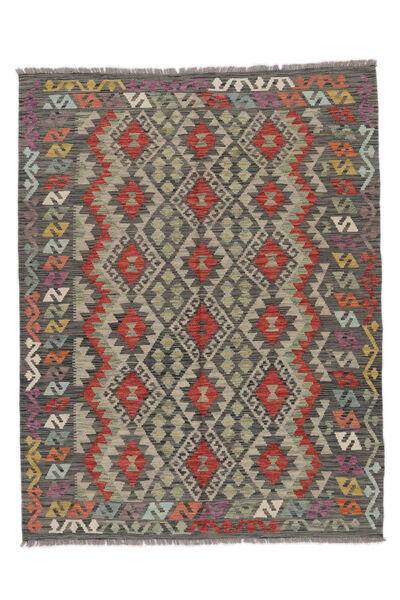 絨毯 オリエンタル キリム アフガン オールド スタイル 154X199 ダークレッド/ダークイエロー (ウール, アフガニスタン)