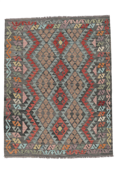 150X198 Kelim Afghan Old Style Matta Orientalisk Brun/Mörkgul (Ull, Afghanistan) Carpetvista